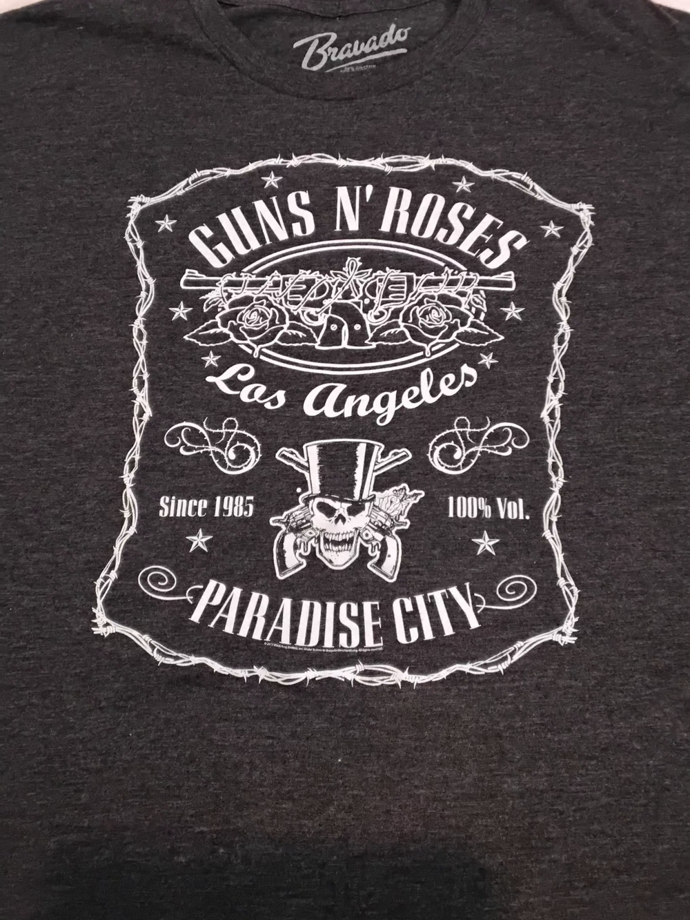 Bravado Charcoal Guns N' Roses Paradise City Graphic Tee